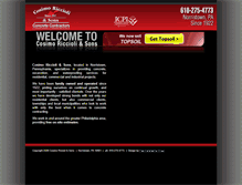 Tablet Screenshot of cosimoriccioliandsons.com